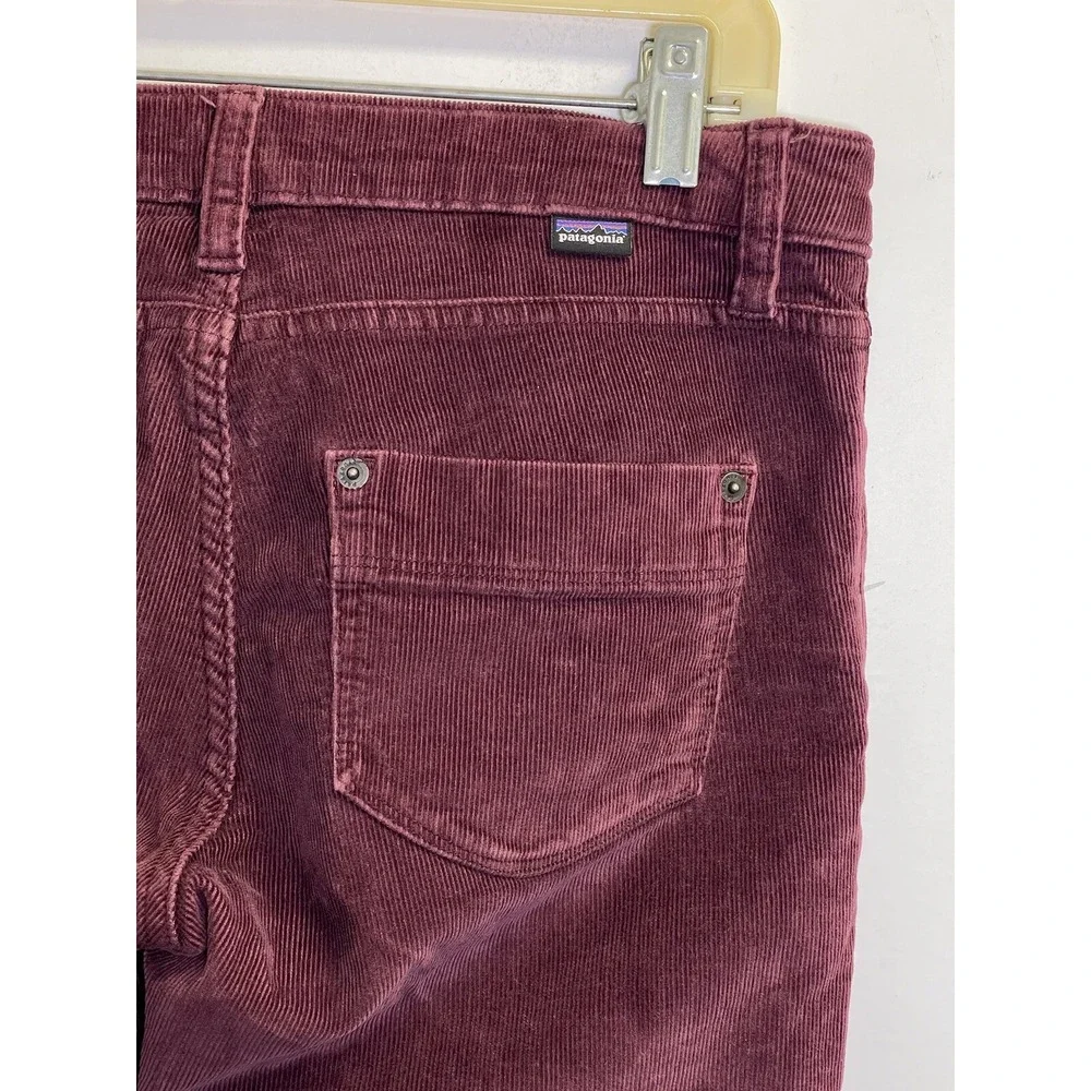 Patagonia Women's Size 28 Corduroy Pants Burgundy Red 31
